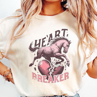 Heart Breaker PNG, Kicking Horse png - 300 DPI Design for T-Shirt