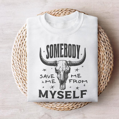 Somebody Save Me PNG, Country Music - 300 DPI Design for T-Shirt