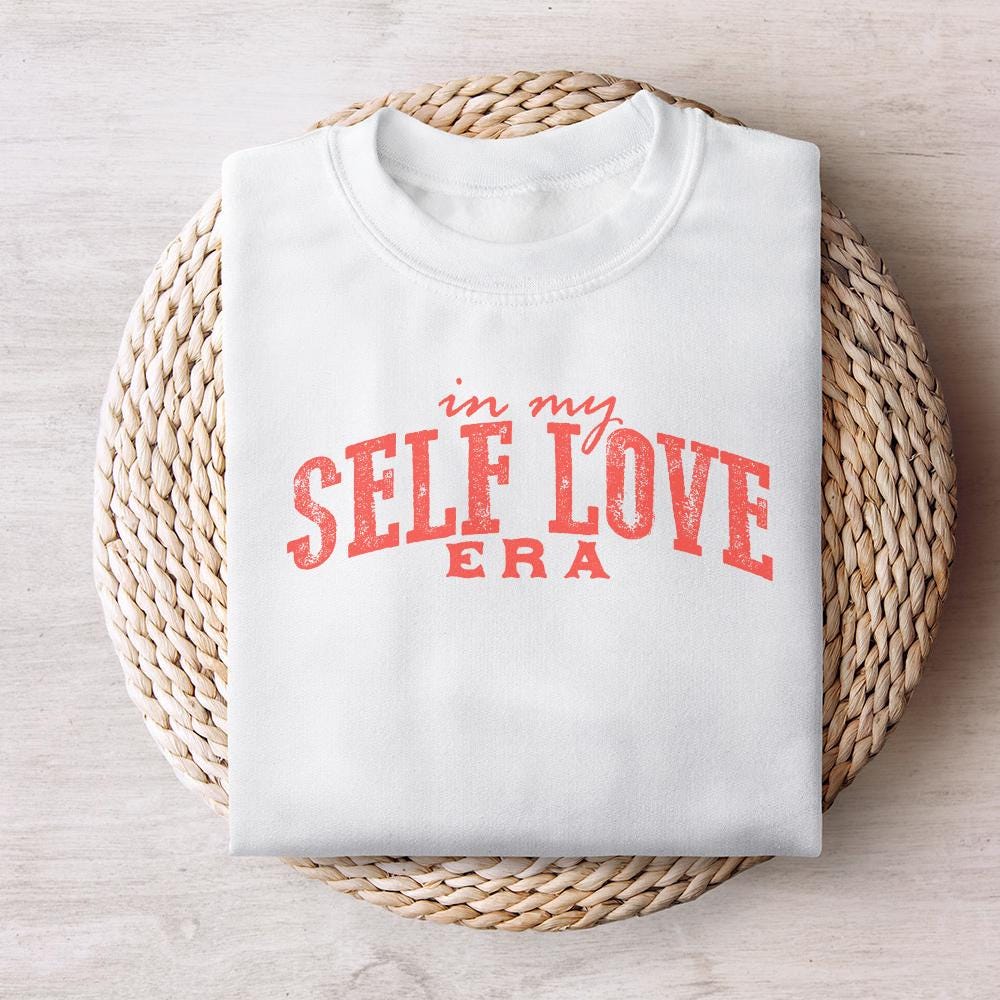 In my Self Love Era PNG, Valentines Day PNG - 300 DPI Design for T-Shirt