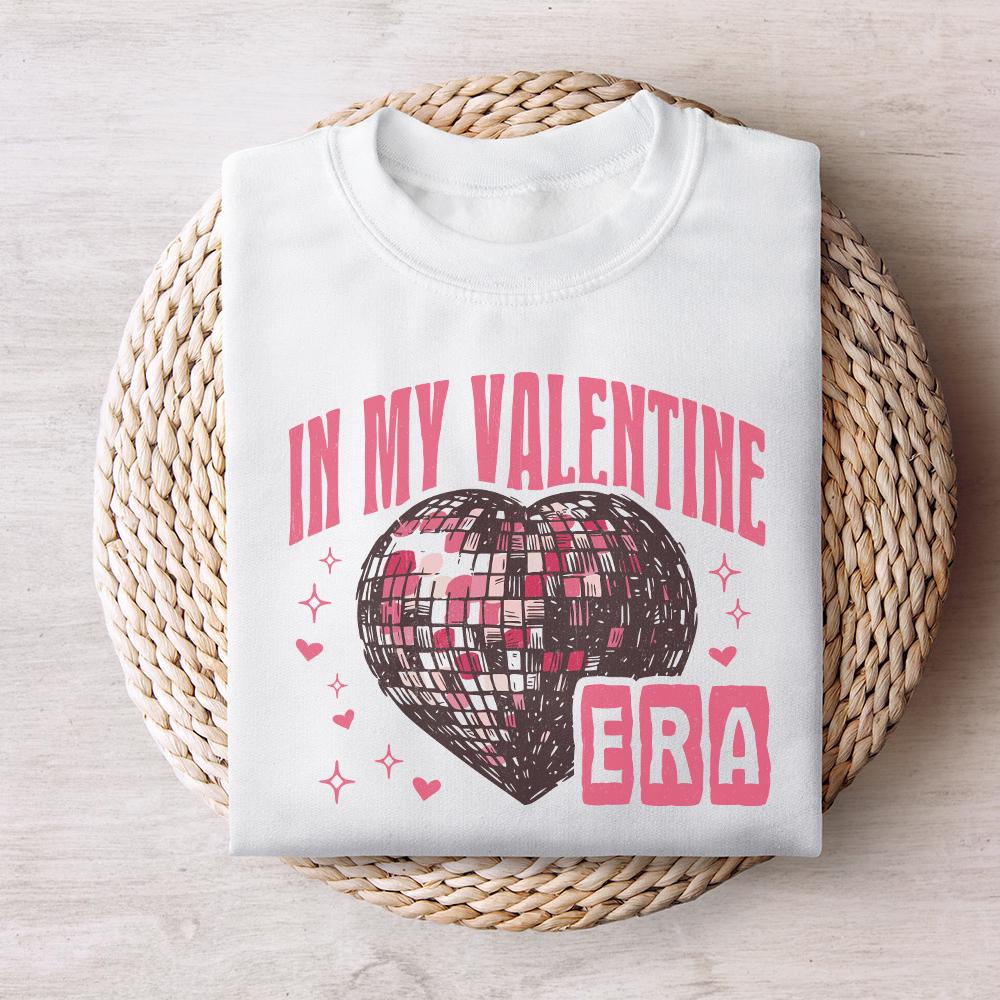 In My Valentine Era Png, Retro Valentine Png - 300 DPI Design for T-Shirt