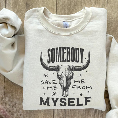 Somebody Save Me PNG, Country Music - 300 DPI Design for T-Shirt