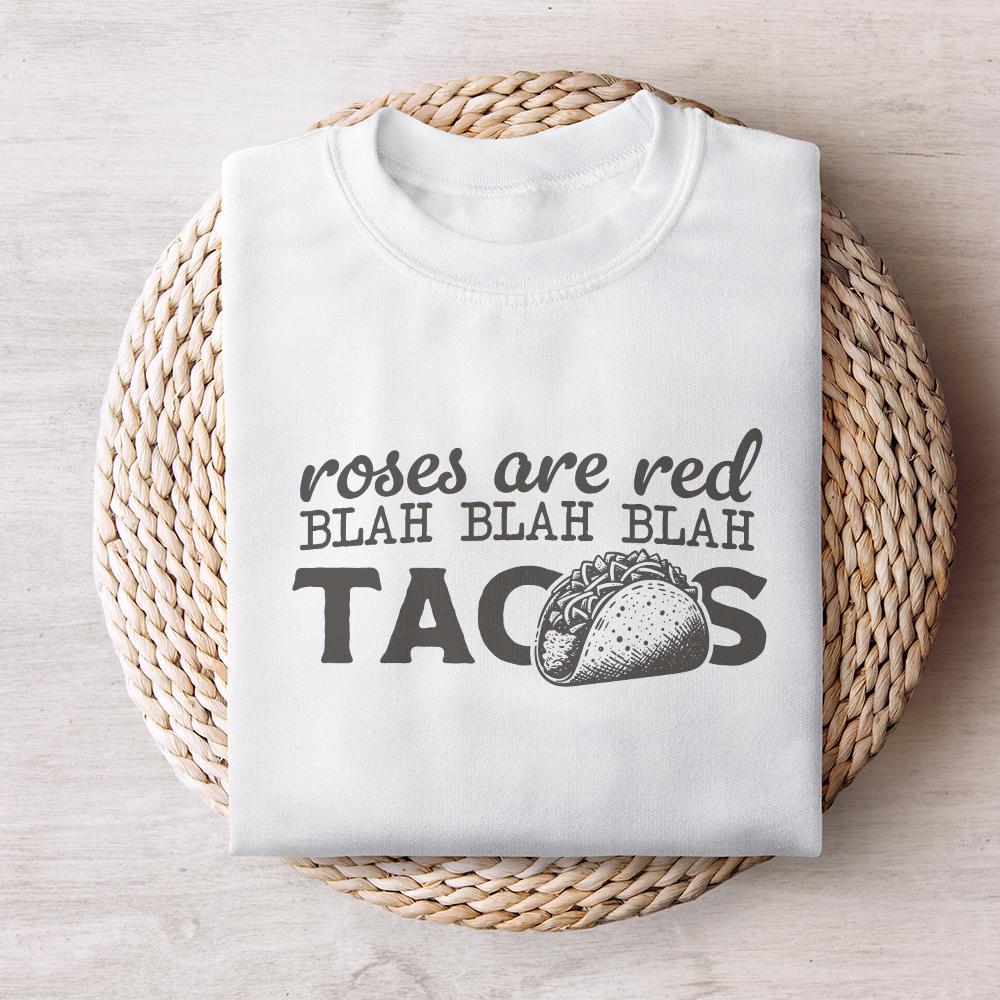 Tacos PNG, Funny Valentines Day Sublimation Designs - 300 DPI Design for