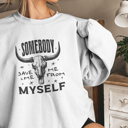 Somebody Save Me PNG, Country Music - 300 DPI Design for T-Shirt