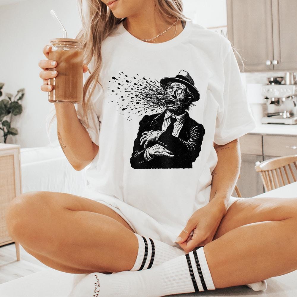 Dark Vibes PNG, Spooky Vibes - 300 DPI Design for T-Shirt