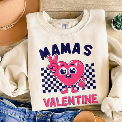 Mama's Valentine PNG, Valentines Day PNG - 300 DPI Design for T-Shirt