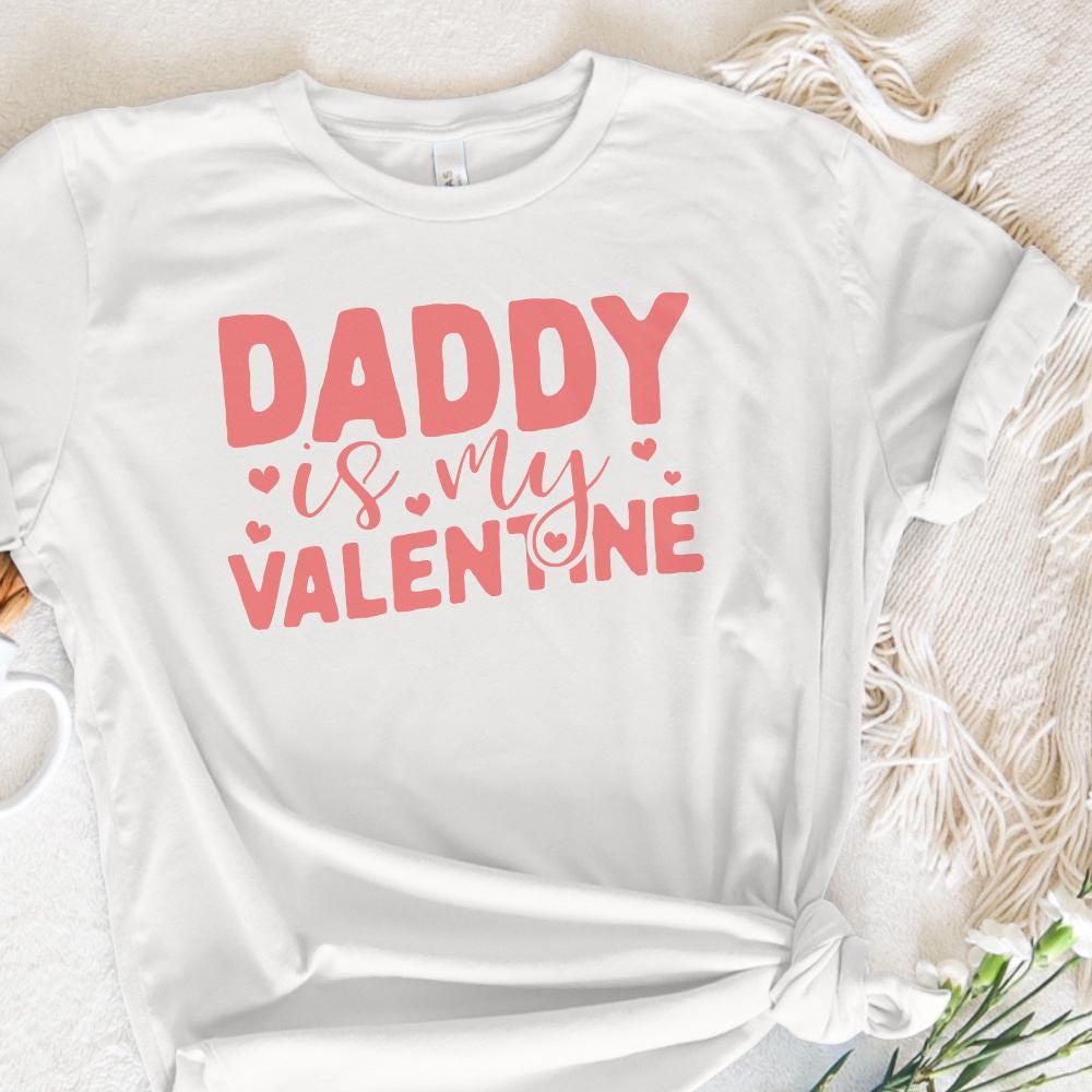 Daddy Valentine PNG, Valentines Day Sublimation Design - 300 DPI Design
