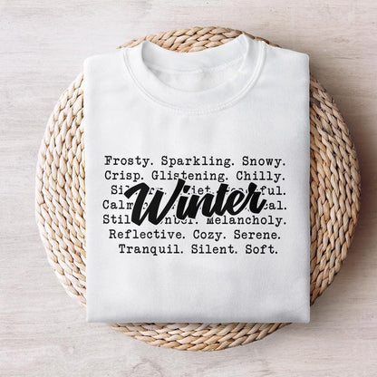Winter Words PNG, Cozy Sweaters - 300 DPI Design for T-Shirt