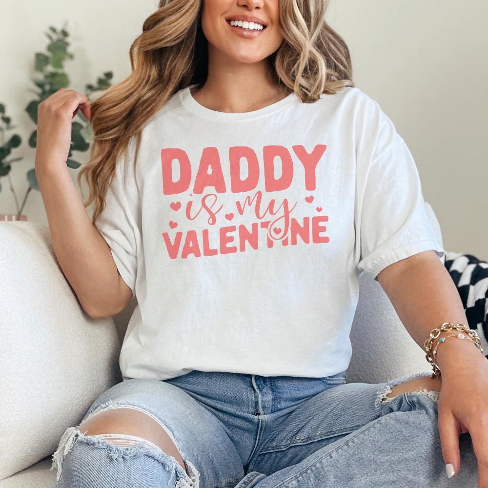 Daddy Valentine PNG, Valentines Day Sublimation Design - 300 DPI Design