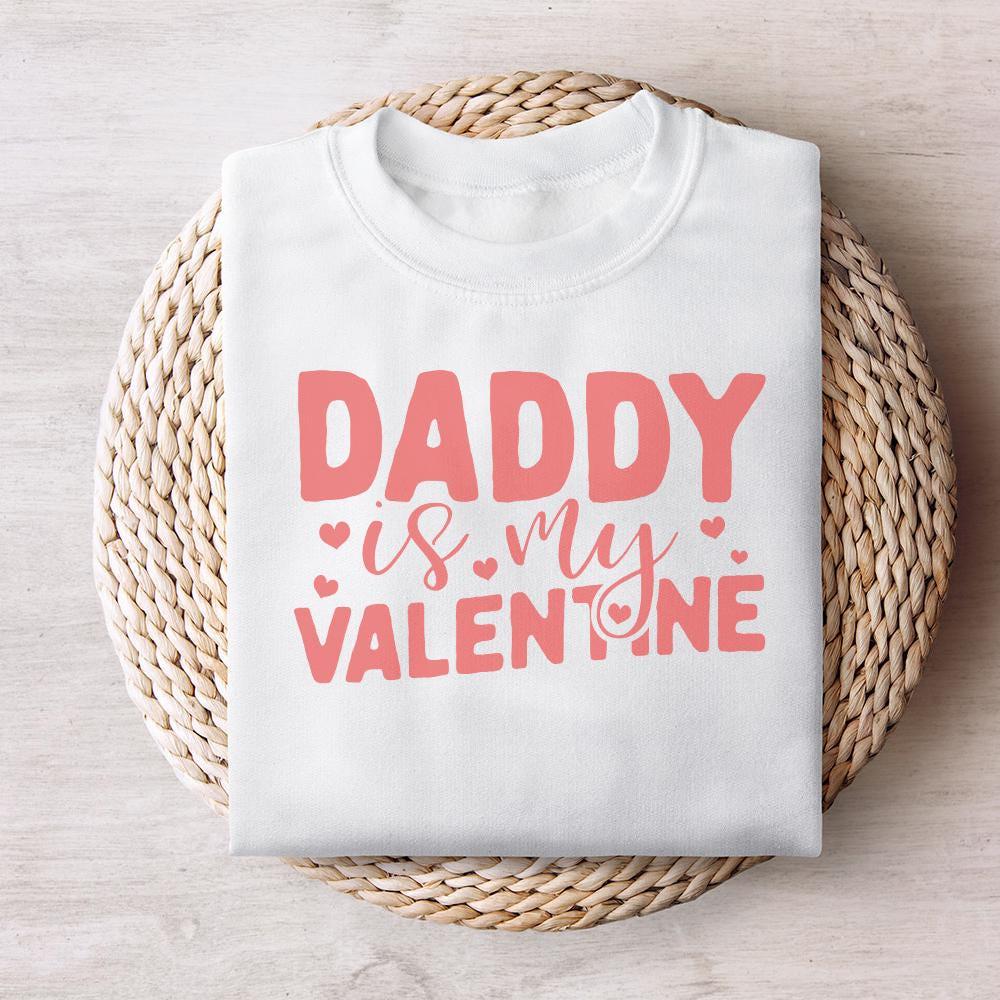 Daddy Valentine PNG, Valentines Day Sublimation Design - 300 DPI Design