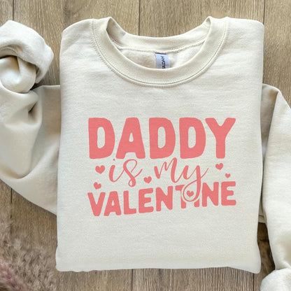 Daddy Valentine PNG, Valentines Day Sublimation Design - 300 DPI Design
