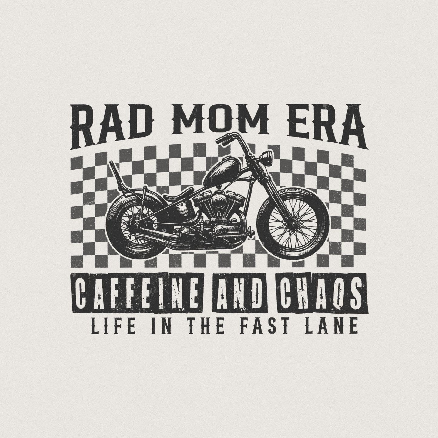 Rad Mom Era PNG, Mom Life Sublimation Design - 300 DPI Design for T-Shirt