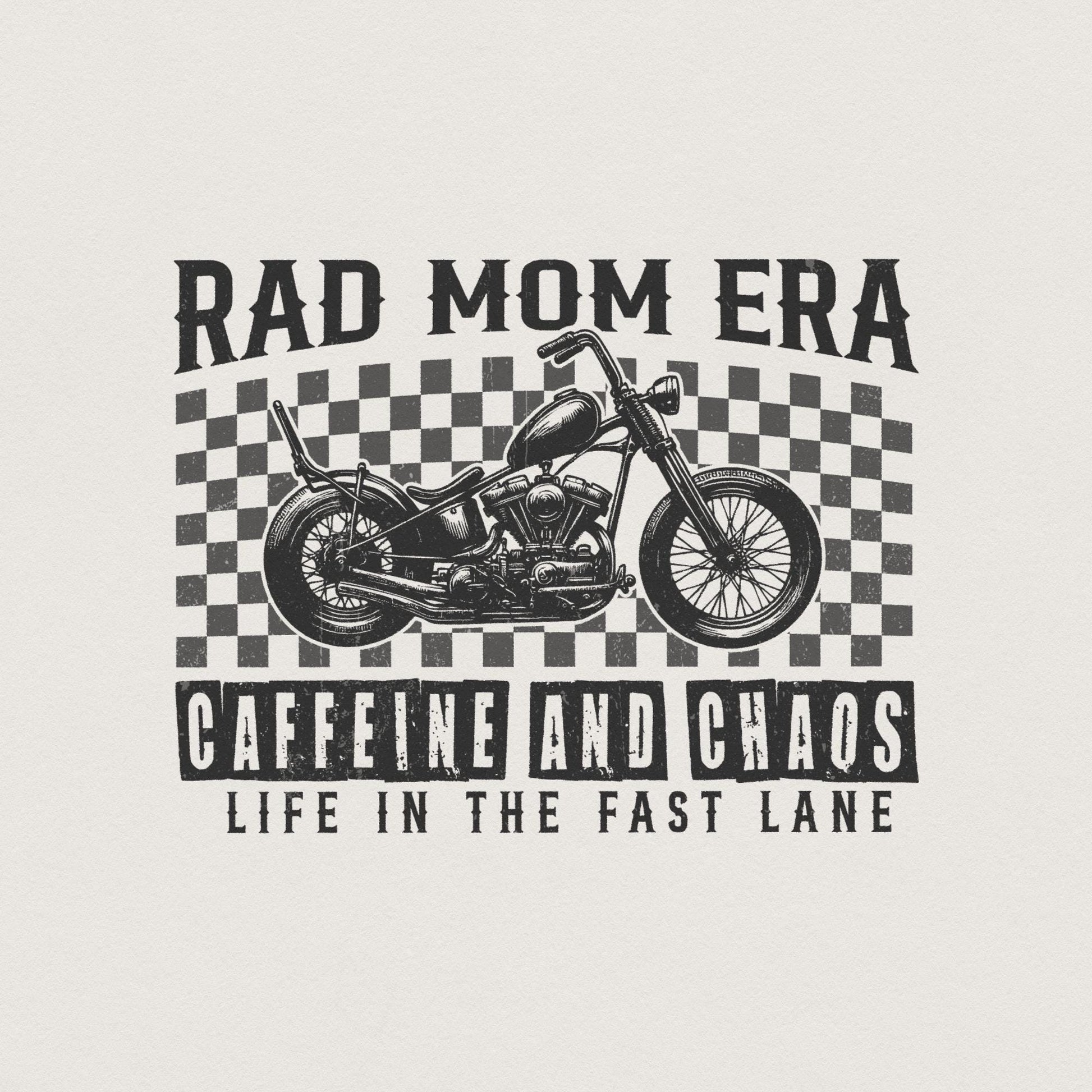 Rad Mom Era PNG, Mom Life Sublimation Design - 300 DPI Design for T-Shirt