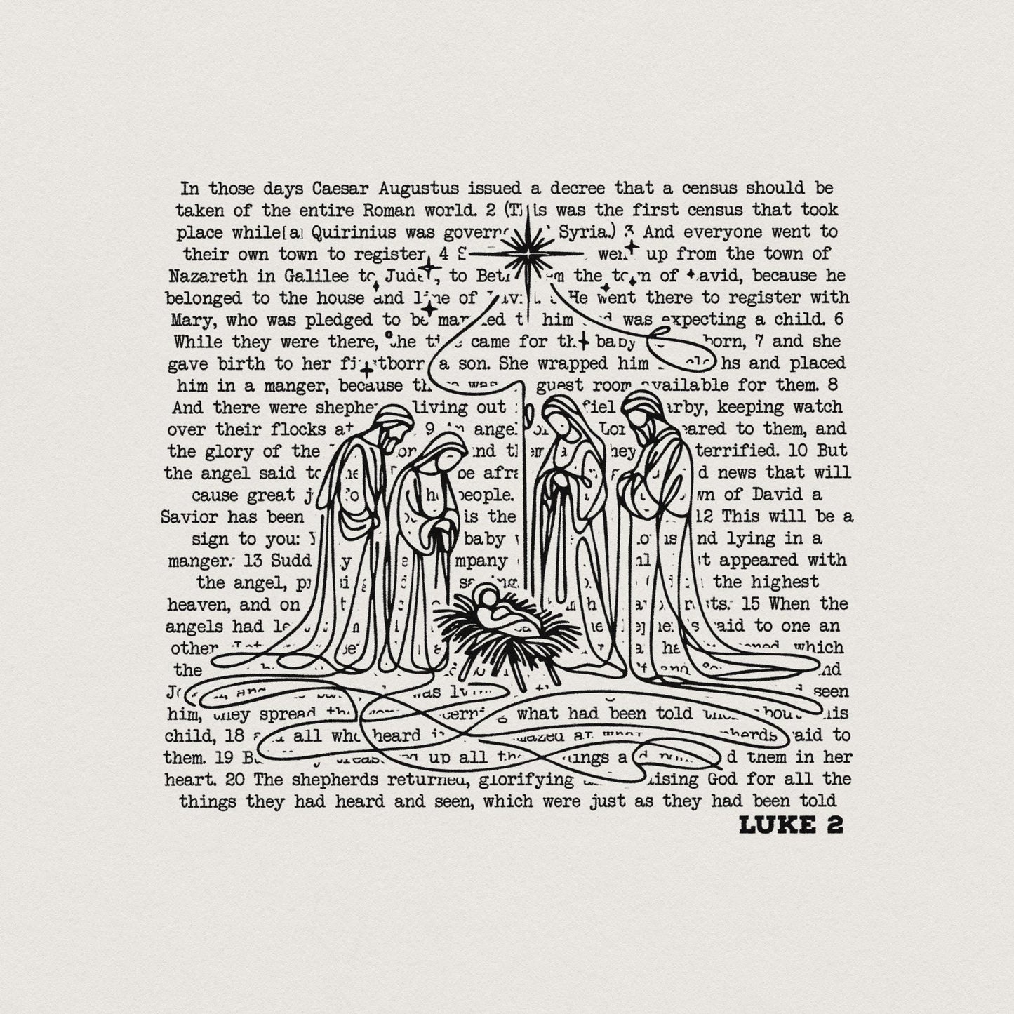 Nativity Scene png, Jesus Birth png - 300 DPI Design for T-Shirt