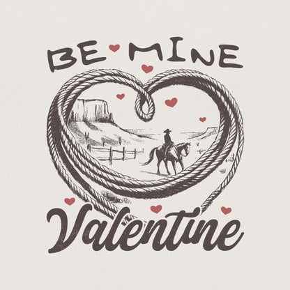 Be Mine Valentine PNG, Retro Valentine Png - 300 DPI Design for T-Shirt