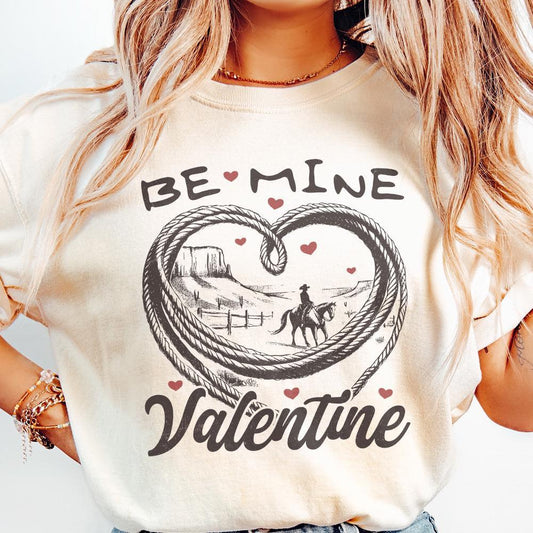 Be Mine Valentine PNG, Retro Valentine Png - 300 DPI Design for T-Shirt