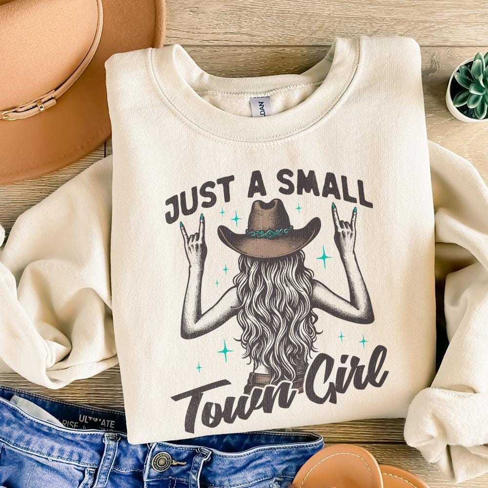 Just a Small Town Girl PNG, Small Girl png - 300 DPI Design for T-Shirt