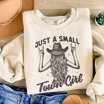 Just a Small Town Girl PNG, Small Girl png - 300 DPI Design for T-Shirt