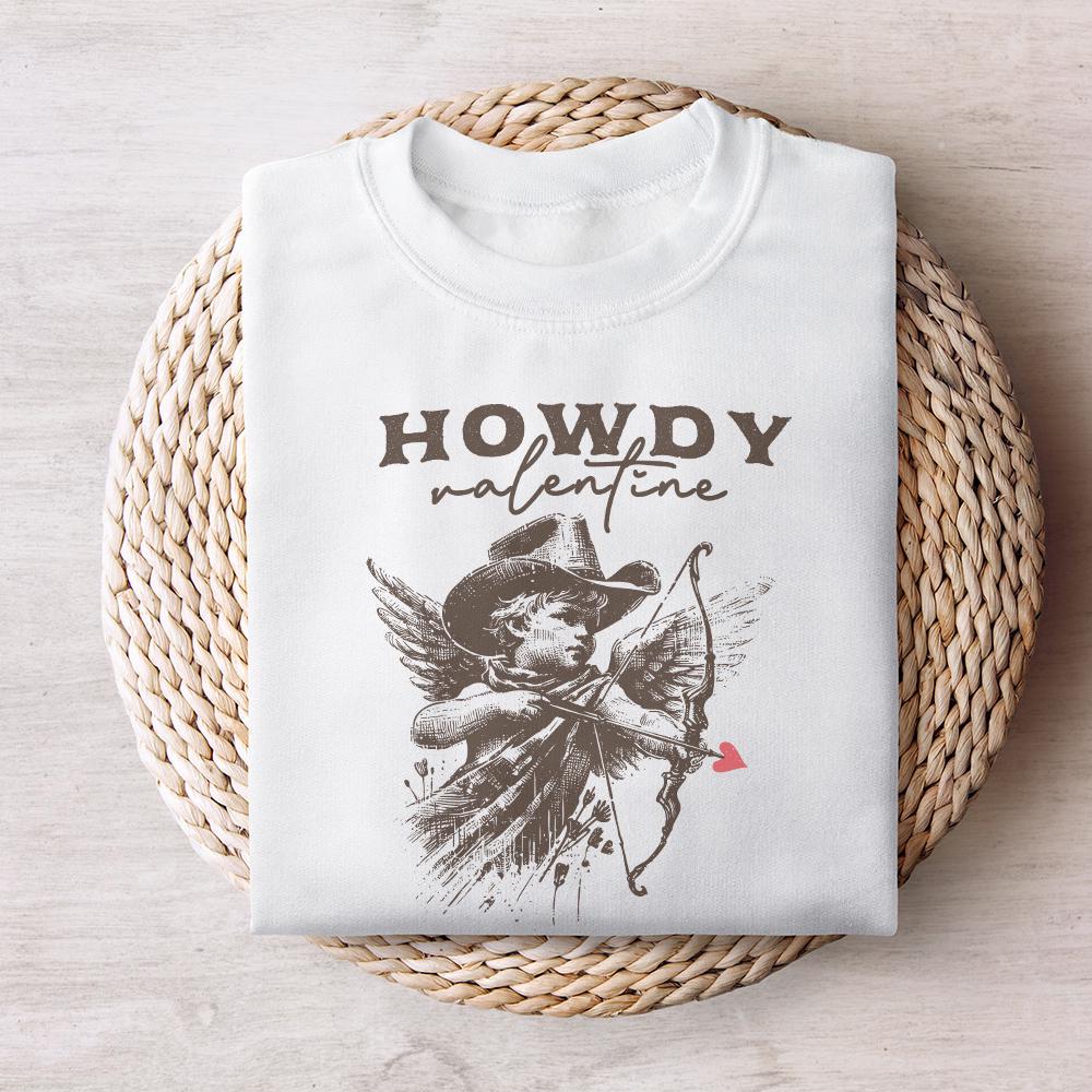 Howdy Valentine PNG, Valentines Day PNG - 300 DPI Design for T-Shirt