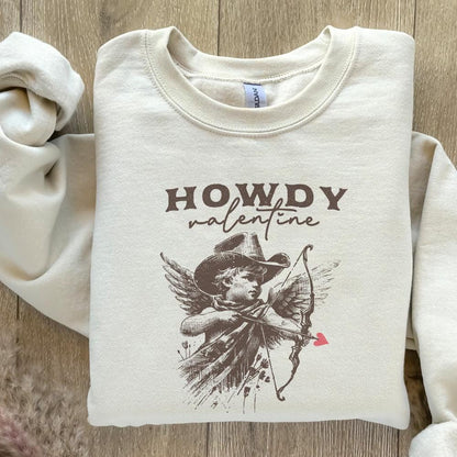 Howdy Valentine PNG, Valentines Day PNG - 300 DPI Design for T-Shirt