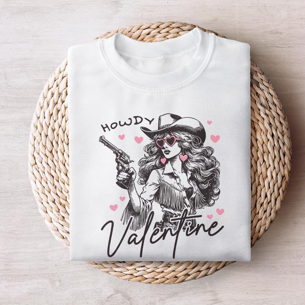Howdy Valentine Png, Retro Valentine Png - 300 DPI Design for T-Shirt