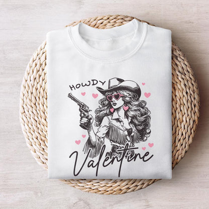 Howdy Valentine Png, Retro Valentine Png - 300 DPI Design for T-Shirt