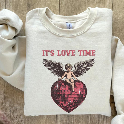 It's Love Time png, Valentine's Day Png - 300 DPI Design for T-Shirt