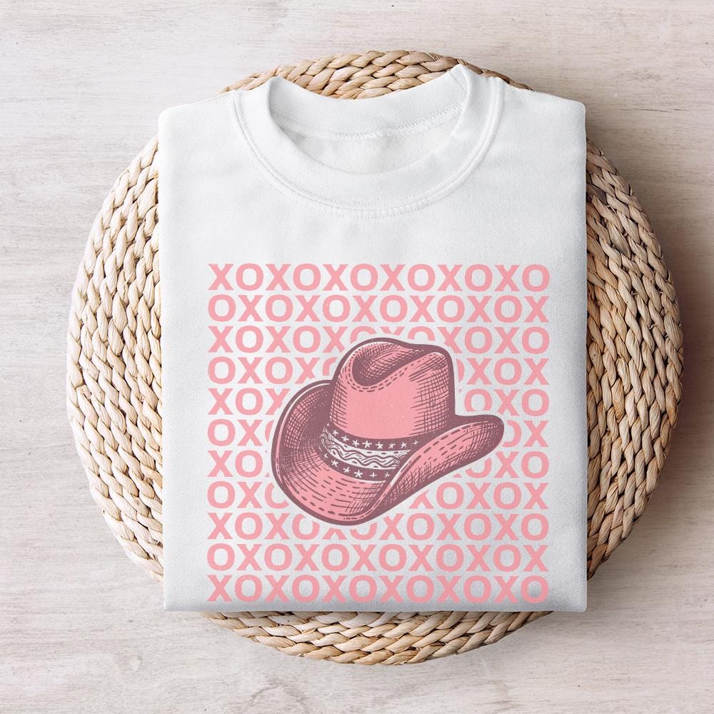 Western Valentines Day PNG, Sublimation Design - 300 DPI Design for T-Shirt