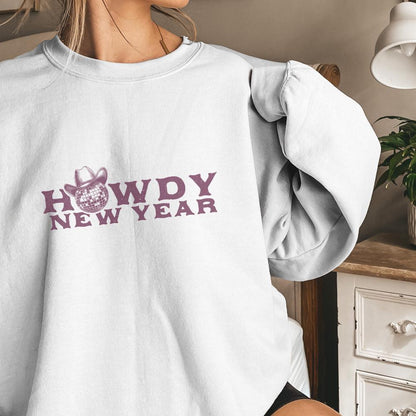 Howdy New Year Sublimation Design, 2023 Cowgirl New Year PNG - 300 DPI