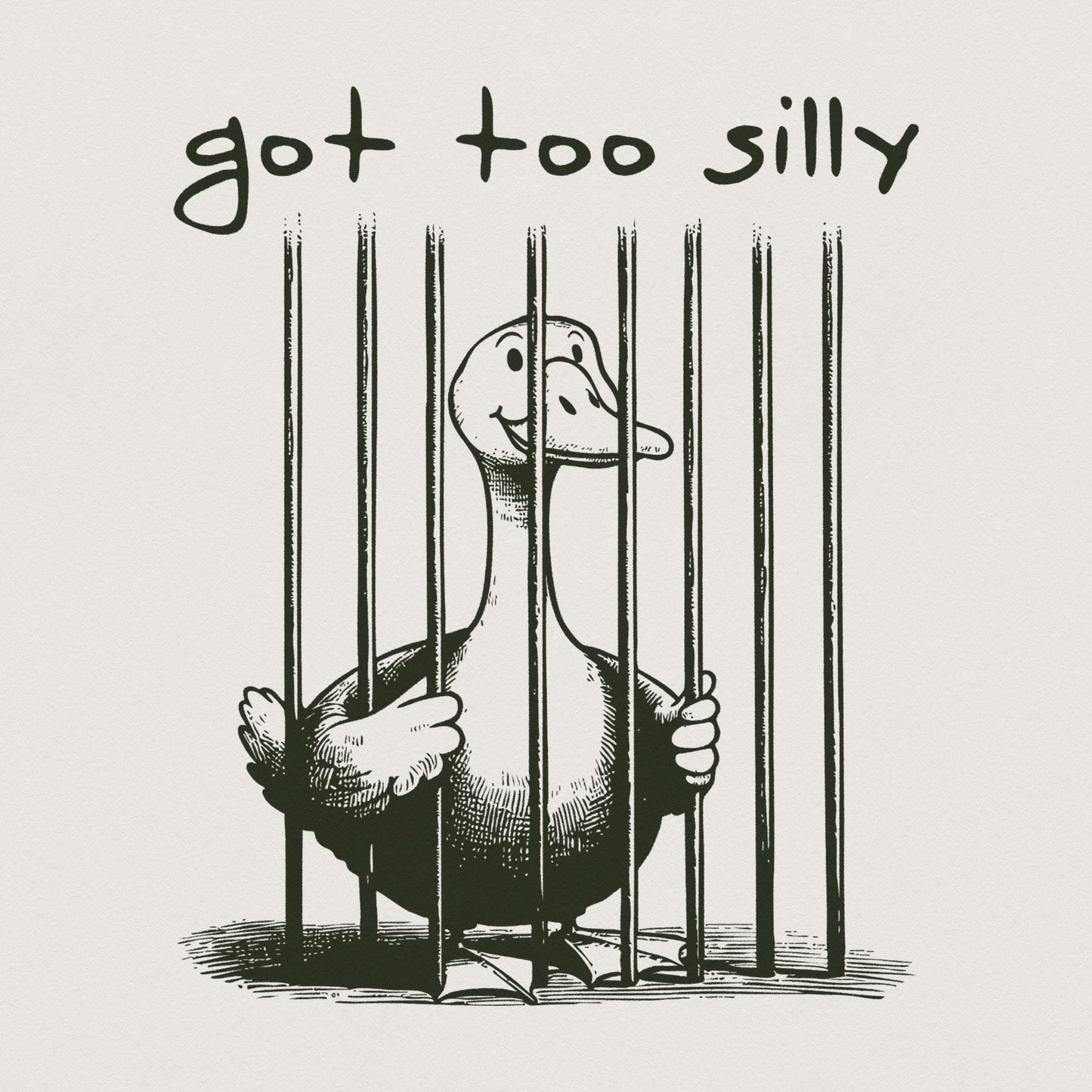 Got Too Silly PNG, Silly Goose png - 300 DPI Design for T-Shirt