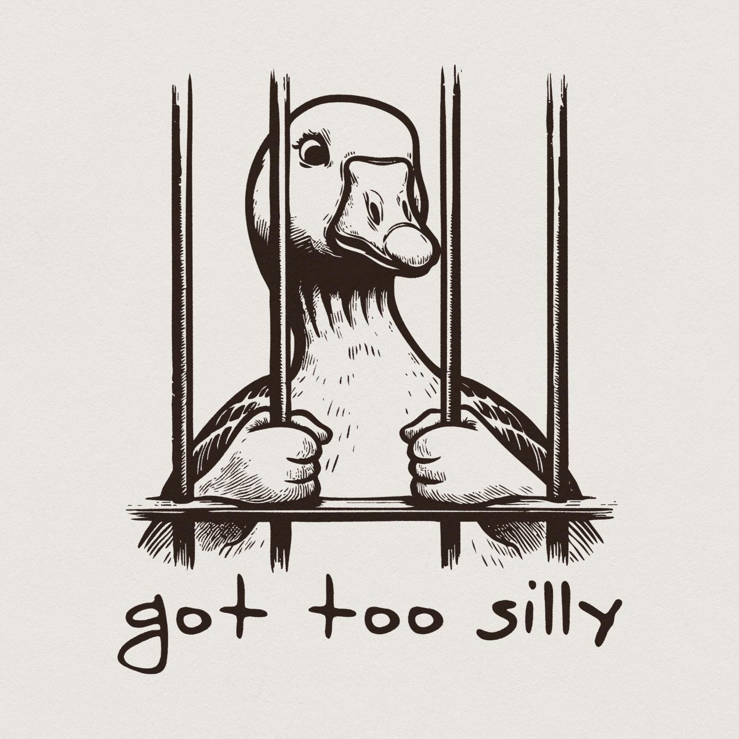 Silly Goose PNG, Goose png - 300 DPI Design for T-Shirt