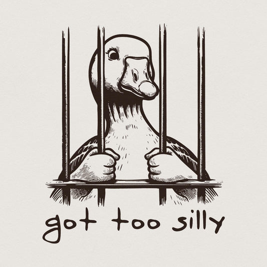Silly Goose PNG, Goose png - 300 DPI Design for T-Shirt