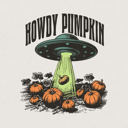 Howdy Pumpkin PNG, Western Fall png - 300 DPI Design for T-Shirt