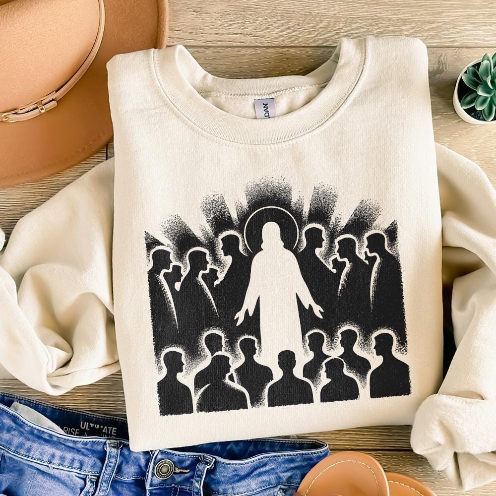 Jesus PNG, Inspirational Christian Png - 300 DPI Design for T-Shirt