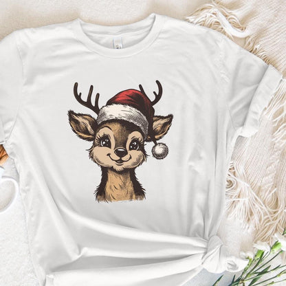 Christmas Reindeer Png, Holly Jolly Png - 300 DPI Design for T-Shirt