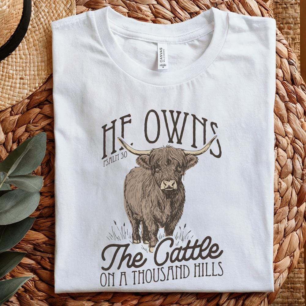 He Owns The Cattle On A Thousand Hills PNG, Christian PNG - 300 DPI