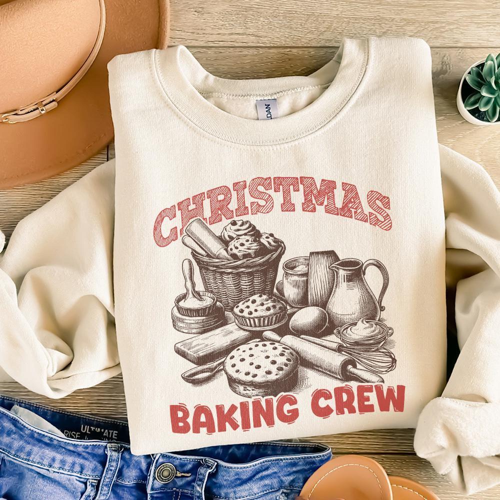 Christmas Cookie Baking Crew Png, Holiday Baking Crew Sublimation - 300