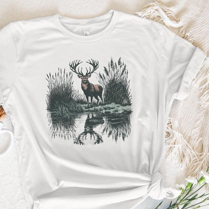 Deer Sublimation Design, Hunting PNG - 300 DPI Design for T-Shirt