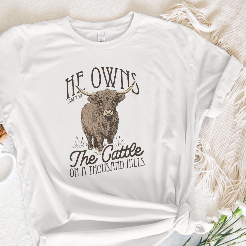 He Owns The Cattle On A Thousand Hills PNG, Christian PNG - 300 DPI