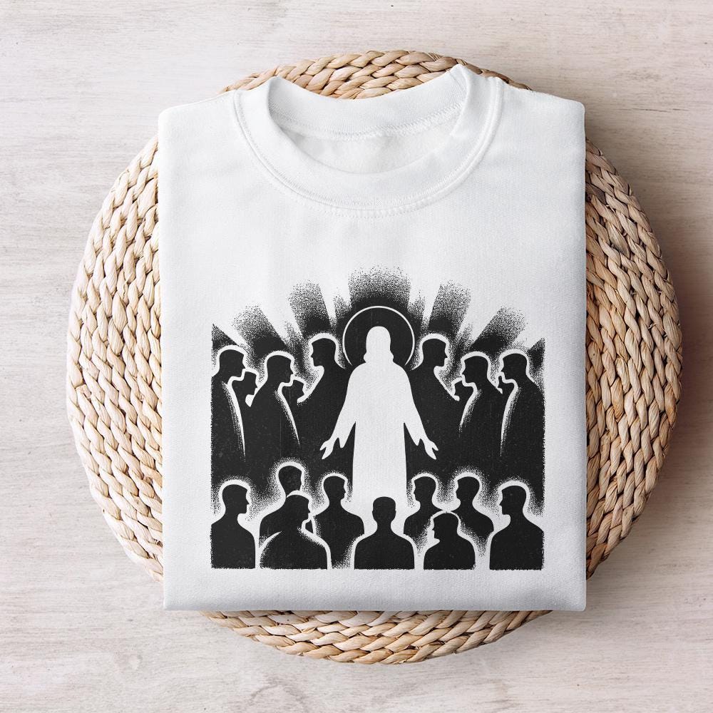 Jesus PNG, Inspirational Christian Png - 300 DPI Design for T-Shirt