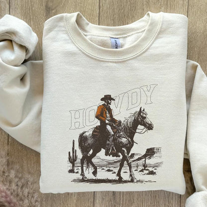 Howdy PNG, Western Sublimation Design - 300 DPI Design for T-Shirt