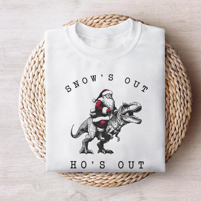 Snow's Out Ho's Out Png, Funny Santa Png - 300 DPI Design for T-Shirt
