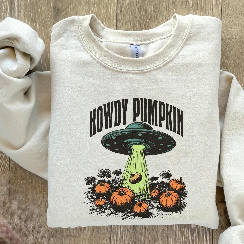 Howdy Pumpkin PNG, Western Fall png - 300 DPI Design for T-Shirt