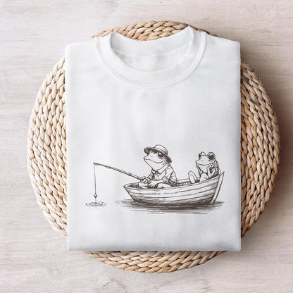 Vintage Frog Clip Art, Frog Sublimation PNG - 300 DPI Design for T-Shirt