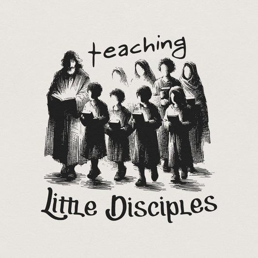 Teach Tiny Disciples png PNG, Christian Teacher Digital Download - 300