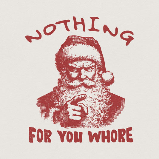 Funny Santa Claus PNG, Retro Christmas PNG - 300 DPI Design for T-Shirt