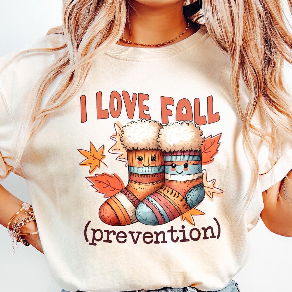 I Love Fall Prevention PNG, Retro Fall Nurse Png - 300 DPI Design for