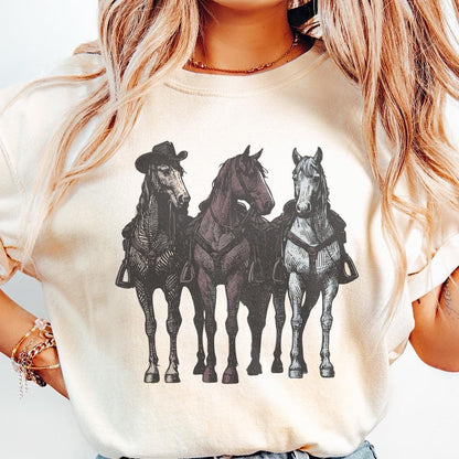 Western Horse PNG, Western Sublimation - 300 DPI Design for T-Shirt