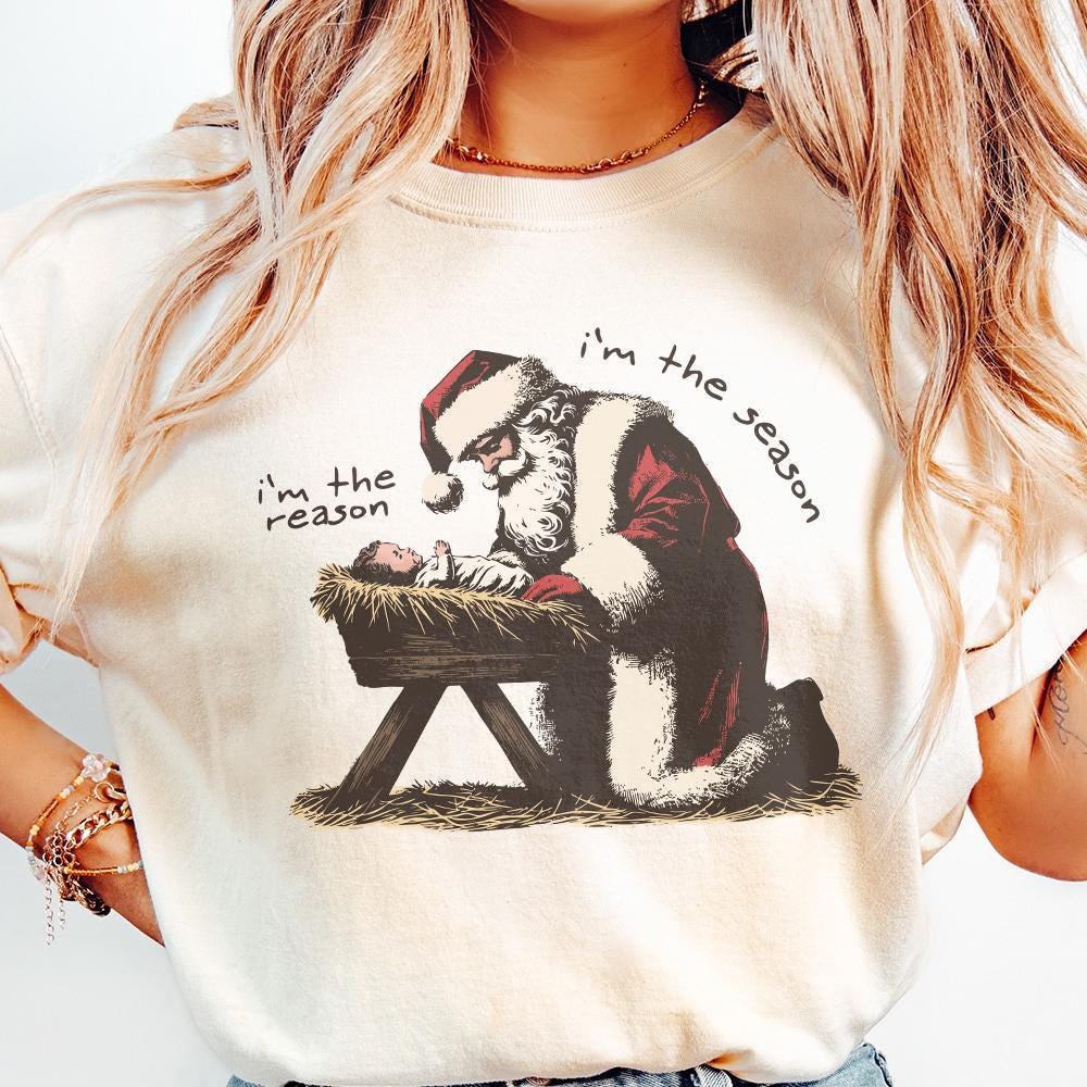 Jesus is the Reason Png, Christian Christmas Png - 300 DPI Design for