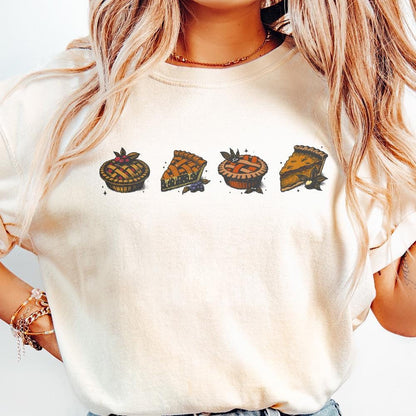 Pumpkin Pie Png, Fall Season - 300 DPI Design for T-Shirt