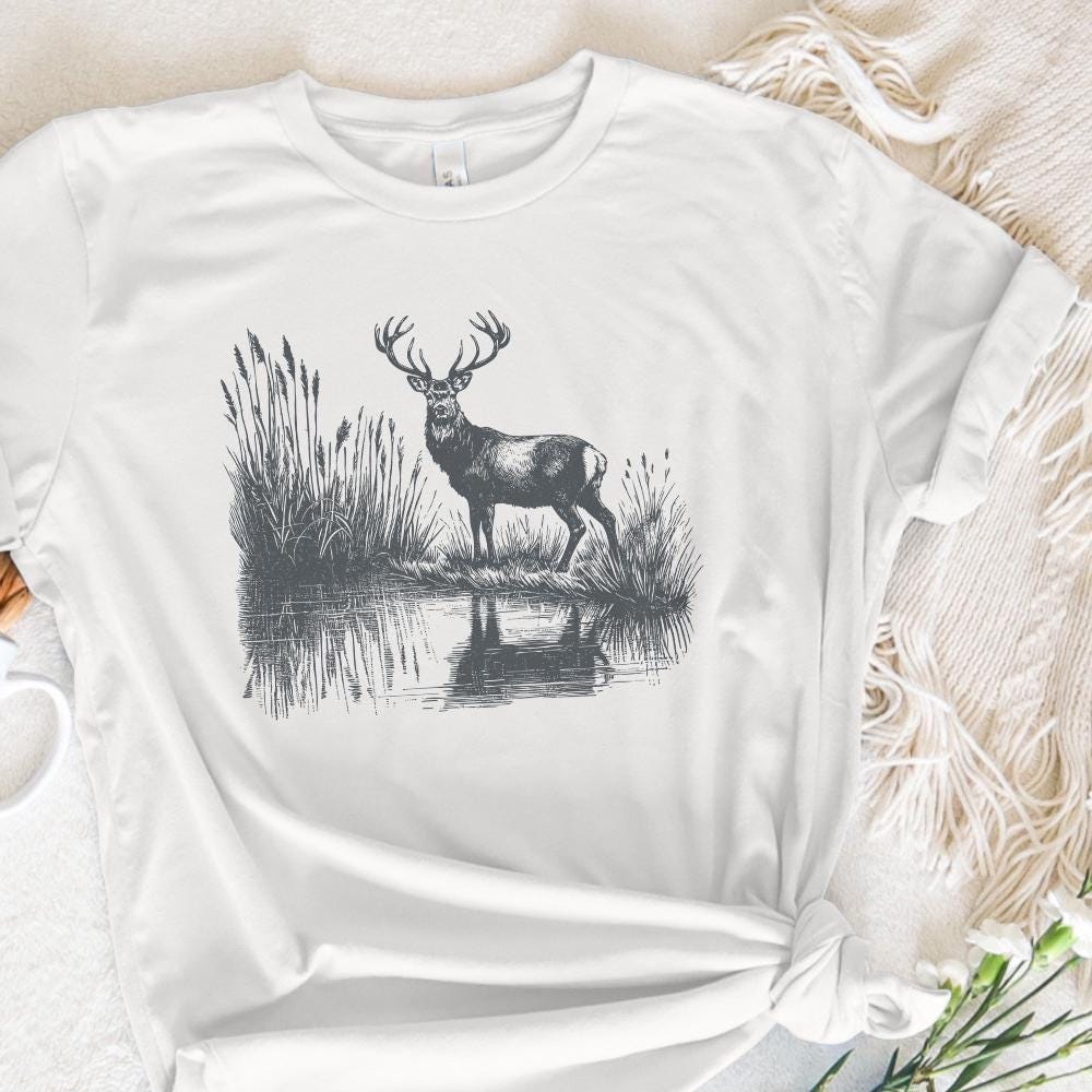 Deer PNG Design, Hunting PNG - 300 DPI Design for T-Shirt